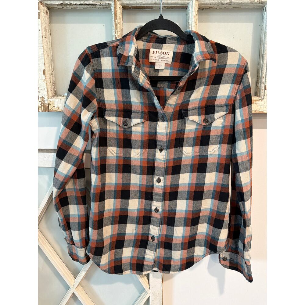 Filson Women's Scout Guide flannel Shirt size small